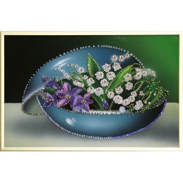 Картина с кристалами Сваровски "Рождение весны"