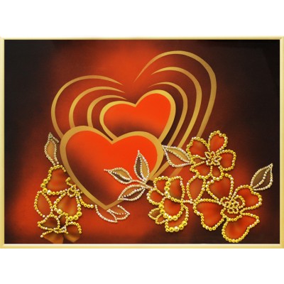 Картина Swarovski "Расцвет любви"