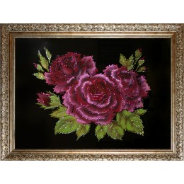 Картина Swarovski "Розы (в багете)"