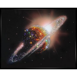 Картина с кристалами Swarovski "Сатурн"