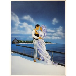 Картина с кристалами Сваровски "Свадебное путешествие"