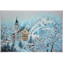 Картина с кристалами Сваровски "Сказочный замок"