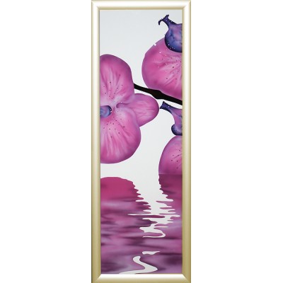 Картина Сваровски "Сиреневая орхидея-2"