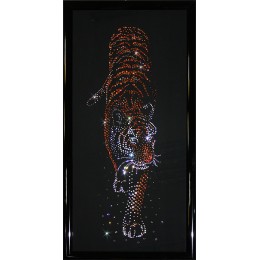 Картина с кристалами Сваровски "Тигр"