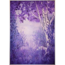 Картина с кристалами Сваровски "Волшебный лес"