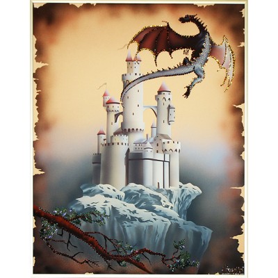 Картина Swarovski "Век драконов"