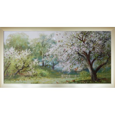 Картина Swarovski "Весенний сад"