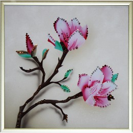 Картина с кристалами Сваровски "Японская вишня"