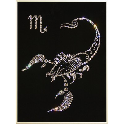 Картина Swarovski "Знаки зодиака  Скорпион 2009"