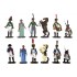 Шахматы исторические эксклюзивные "Бородиское сражение" с покрашенными фигурами из цинкового сплава